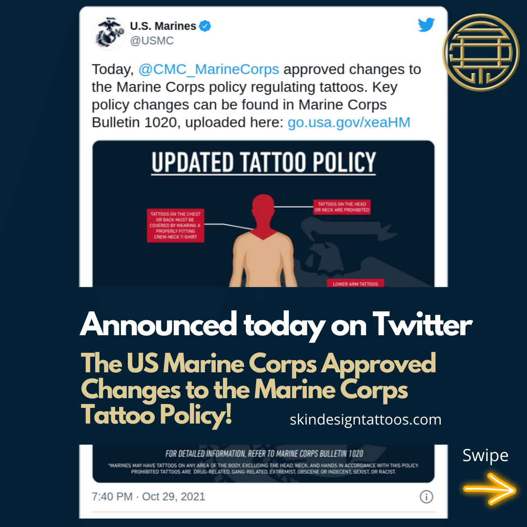 Marine Corps Tattoo Policy Update 2021 - SKIN DESIGN TATTOO