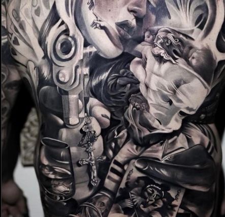 Gun Tattoos, Meanings, Designs and Ideas